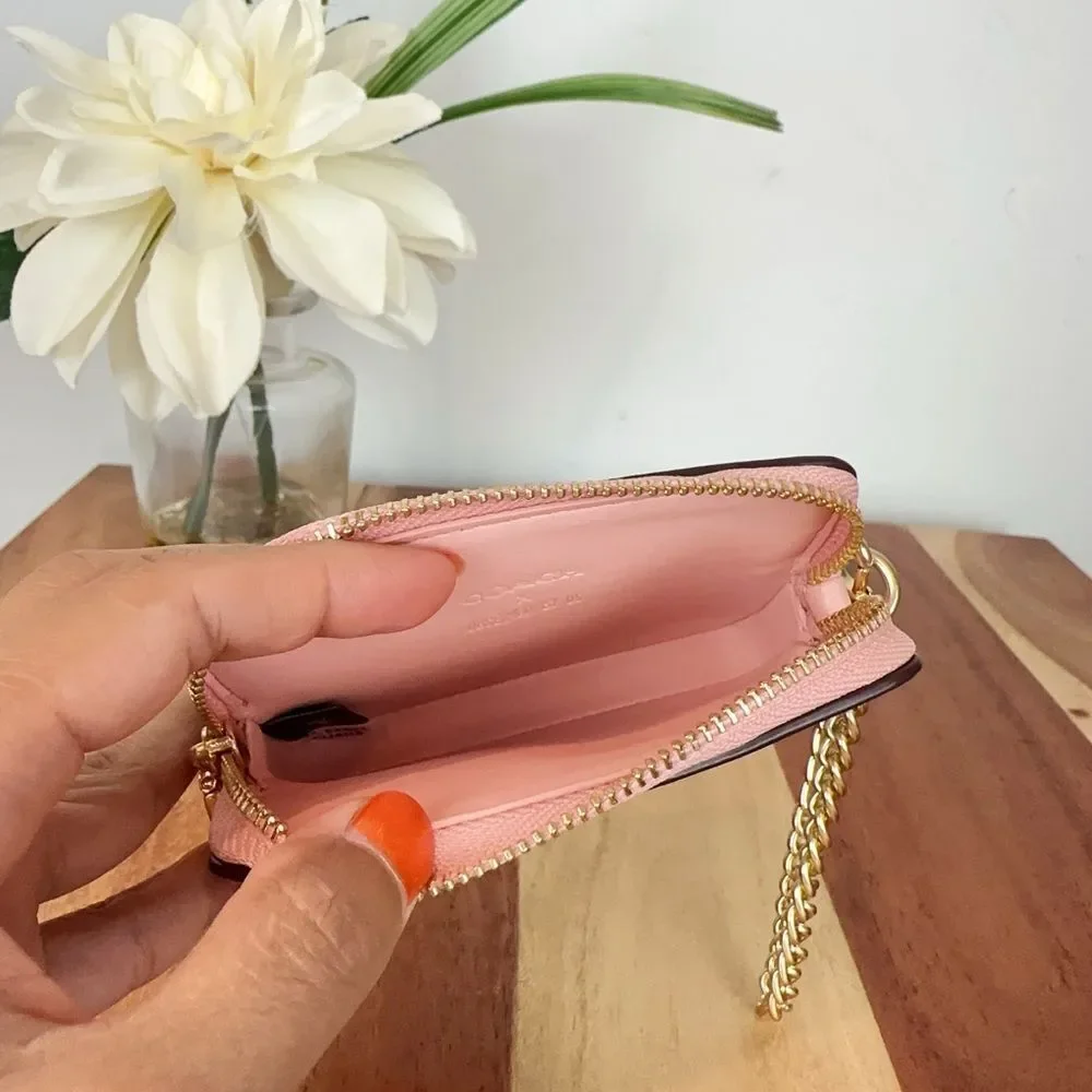 NWT Coach X Observed By Us Zip Card Case In‎ Signature Canvas